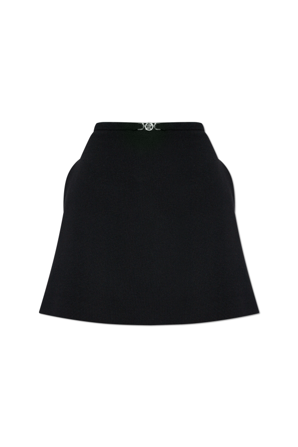 Short skirt with appliqué od Versace