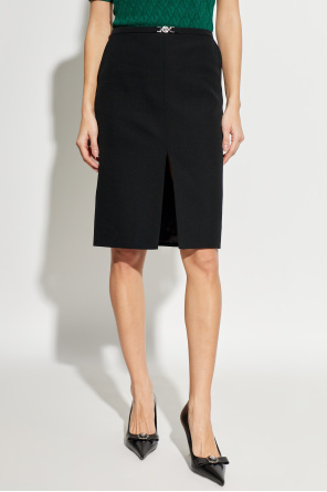 Versace Falda con abertura simple