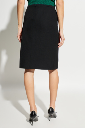 Versace Falda con abertura simple