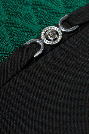 Versace Falda con abertura simple