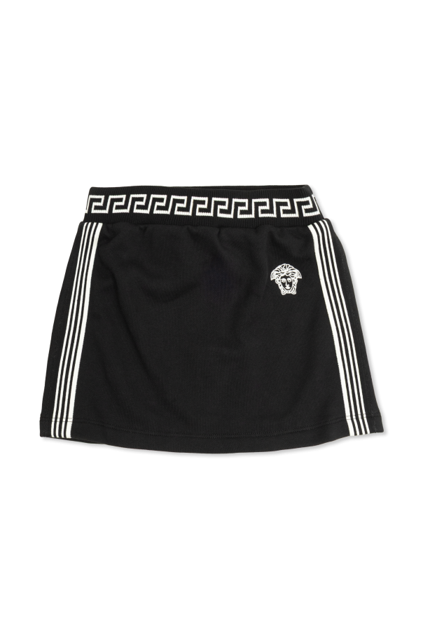 Skirt with logo od Versace Kids