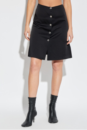 Versace Falda satinada