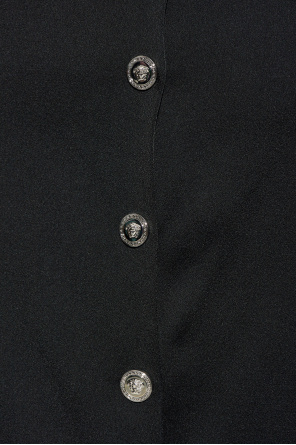 Versace Falda satinada