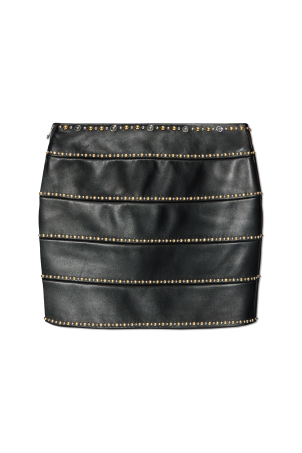 Leather skirt with studs od Versace