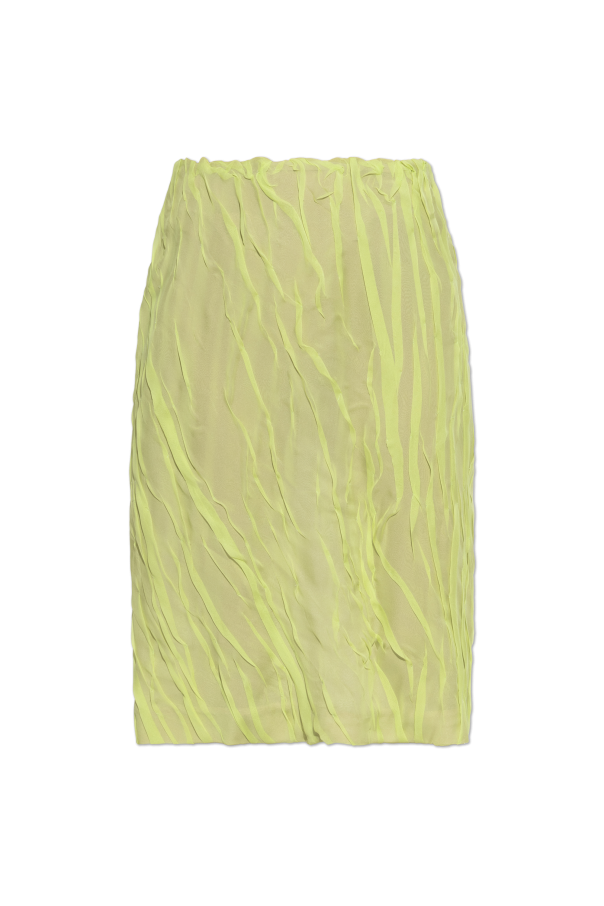 Silk skirt with draping od Versace
