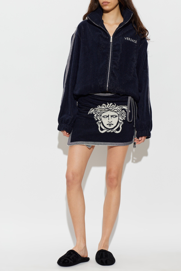 Versace Home Beach skirt made of terry cotton