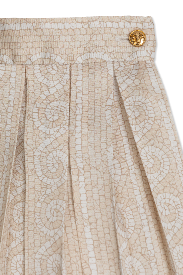 Versace Kids Pleated skirt