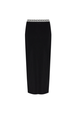 Skirt with back slit