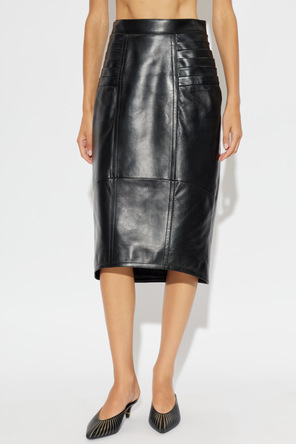 Versace Leather skirt