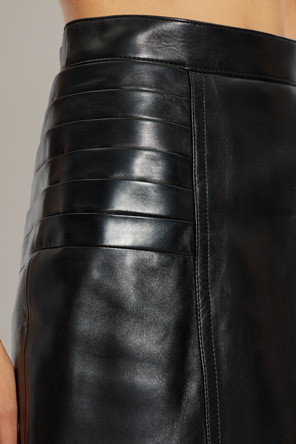 Versace Leather skirt