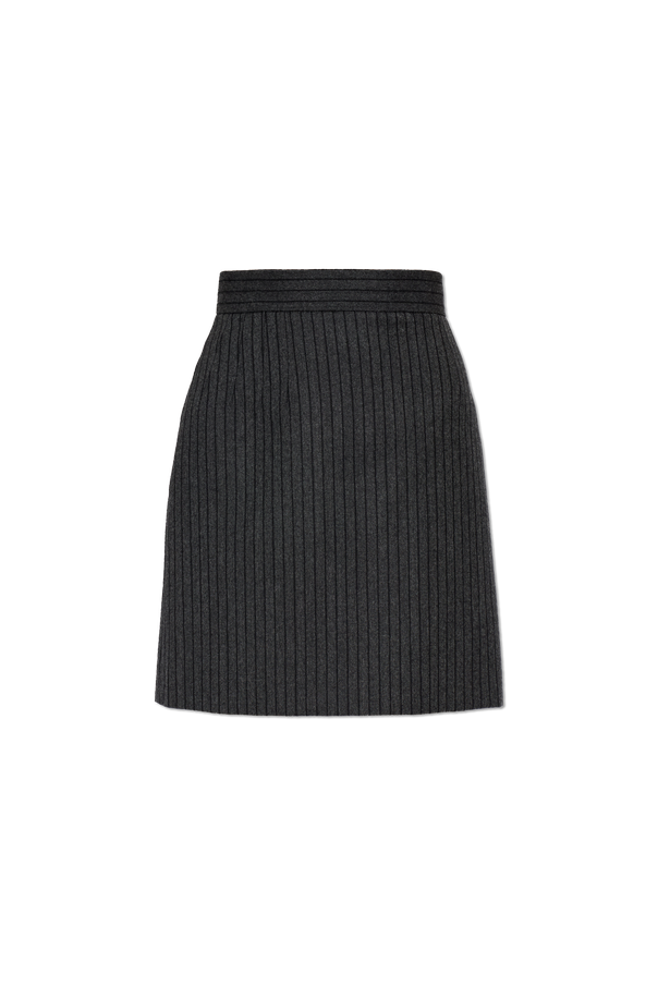 Wool striped skirt od Versace