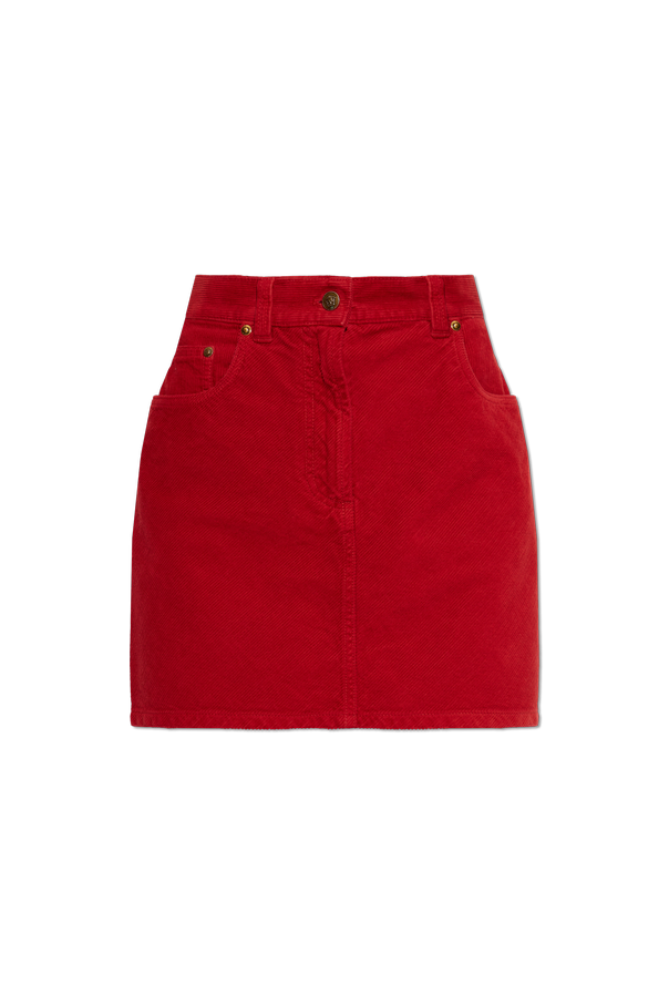 Short corduroy skirt od Versace