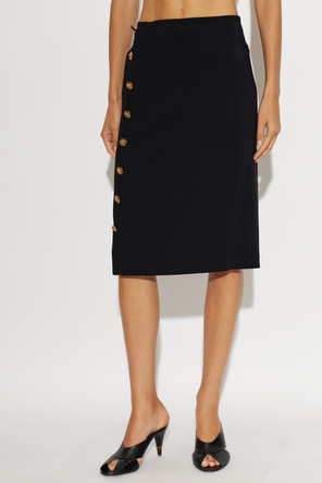 Versace Skirt with decorative side buttons