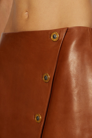 Versace Leather skirt