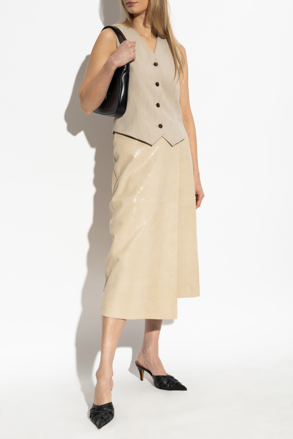 By Malene Birger Skórzana spódnica `Hannas`