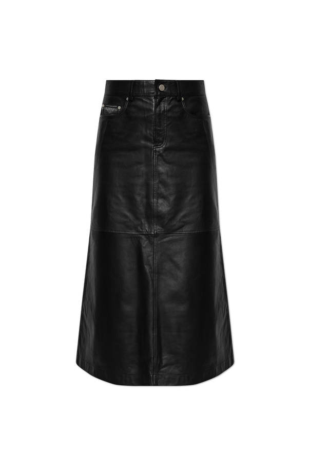 Leather skirt ‘Solene’ od By Malene Birger