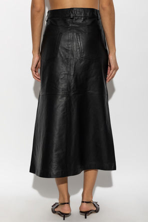 By Malene Birger Leather skirt ‘Solene’