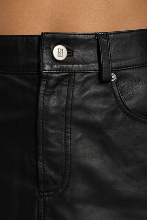 By Malene Birger Leather skirt ‘Solene’