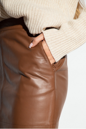 Gestuz ‘CharGZ’ leather skirt