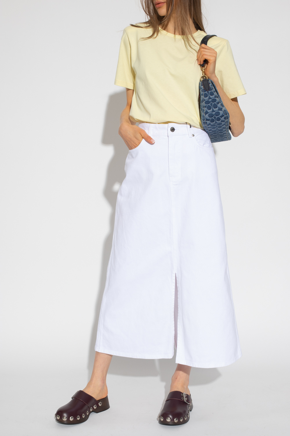 Gestuz ‘DenaGZ’ high-waisted denim skirt