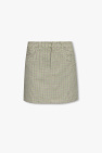 Gestuz GREEN ‘CinnaGZ’ houndstooth mini skirt