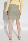 Gestuz GREEN ‘CinnaGZ’ houndstooth mini skirt