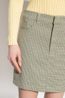 Gestuz GREEN ‘CinnaGZ’ houndstooth mini skirt
