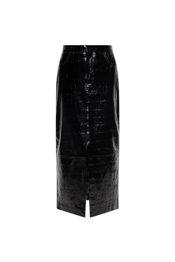 Gestuz ‘Anafeegz’ leather skirt