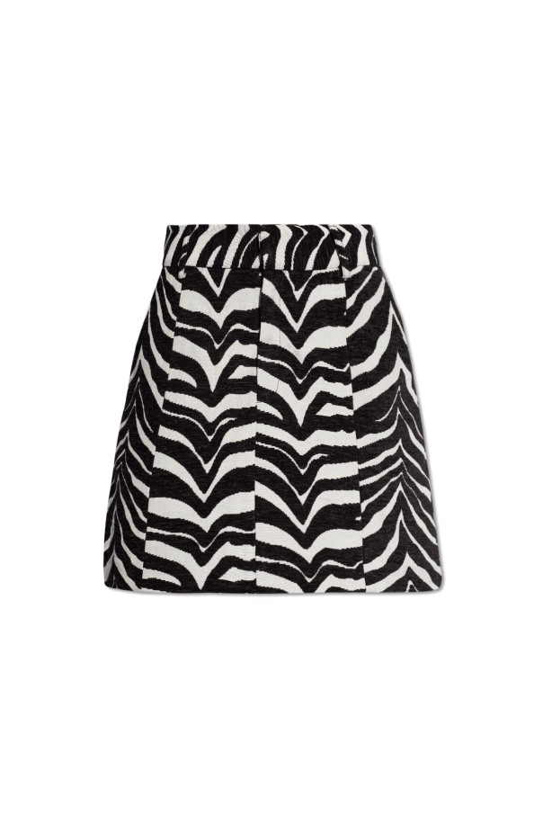 ‘ZibrillaGZ’ skirt with animal motif od Gestuz