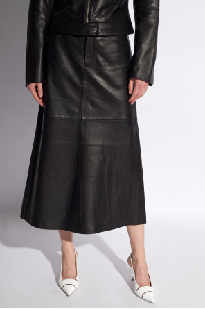 Gestuz ‘OliviGZ’ leather skirt