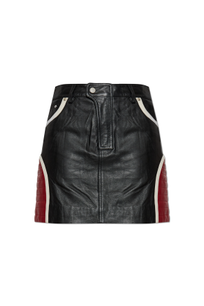Leather skirt `Gzyvette`