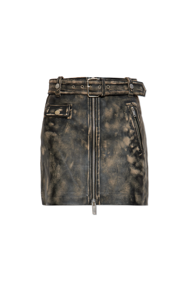Leather skirt 'Gzrylee' od Gestuz