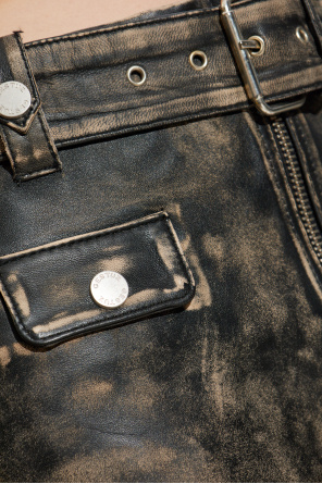 Gestuz Leather skirt 'Gzrylee'