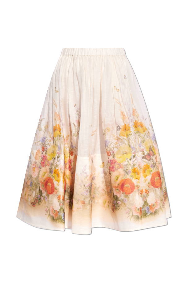 Floral pattern skirt od Zimmermann