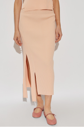Victoria Beckham Ribbed Skirt