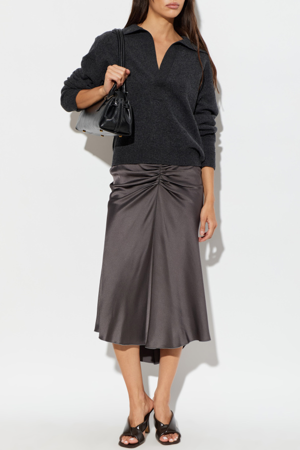 Victoria Beckham Asymmetrical skirt with draping