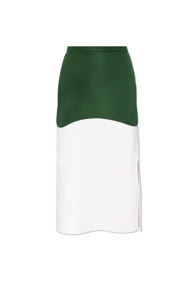 FERRAGAMO Spódnica z aplikacją z logo