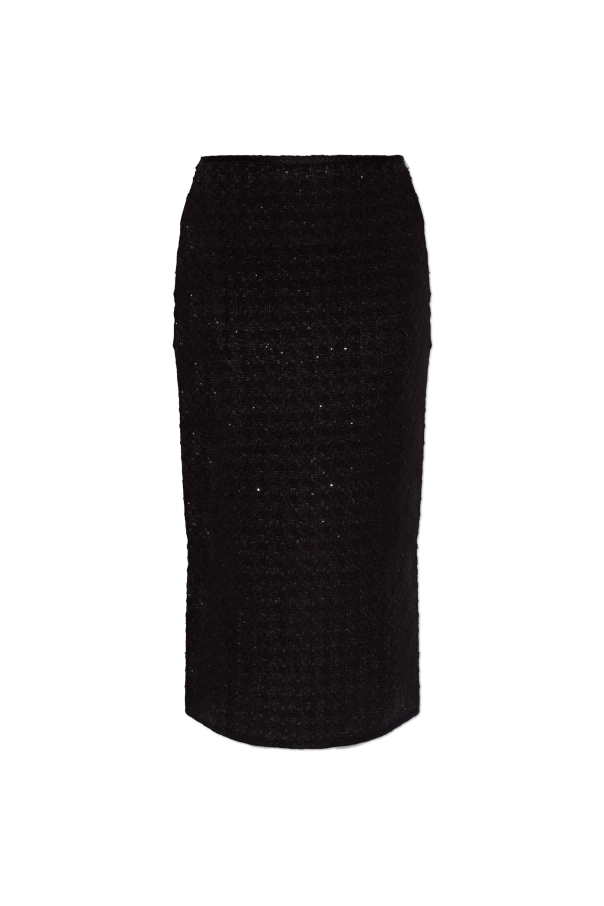 ROTATE Tweed Skirt