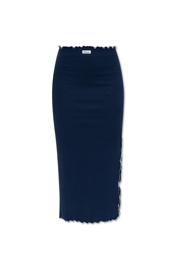 ROTATE Ribbed Skirt