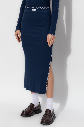 ROTATE Ribbed Skirt