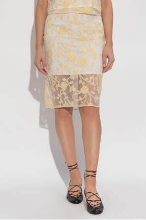 ROTATE Skirt with shimmering appliqués