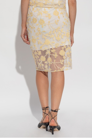 ROTATE Skirt with shimmering appliqués