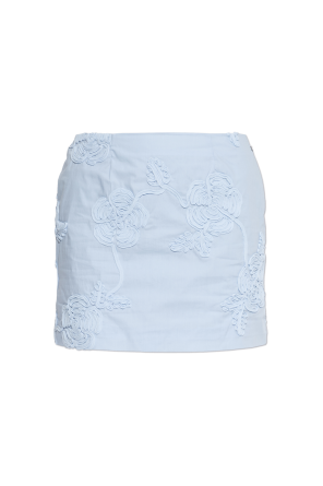 Short cotton skirt