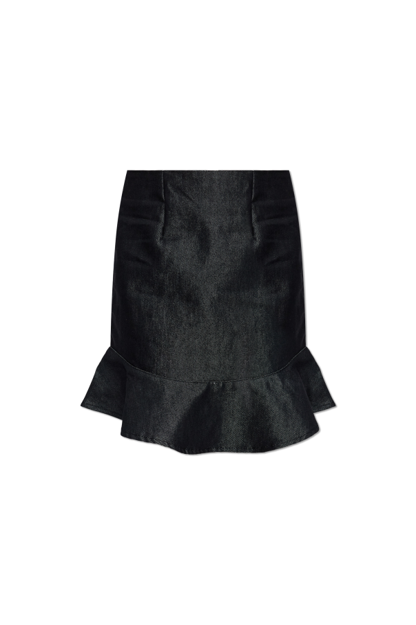 Denim skirt with ruffle od ROTATE