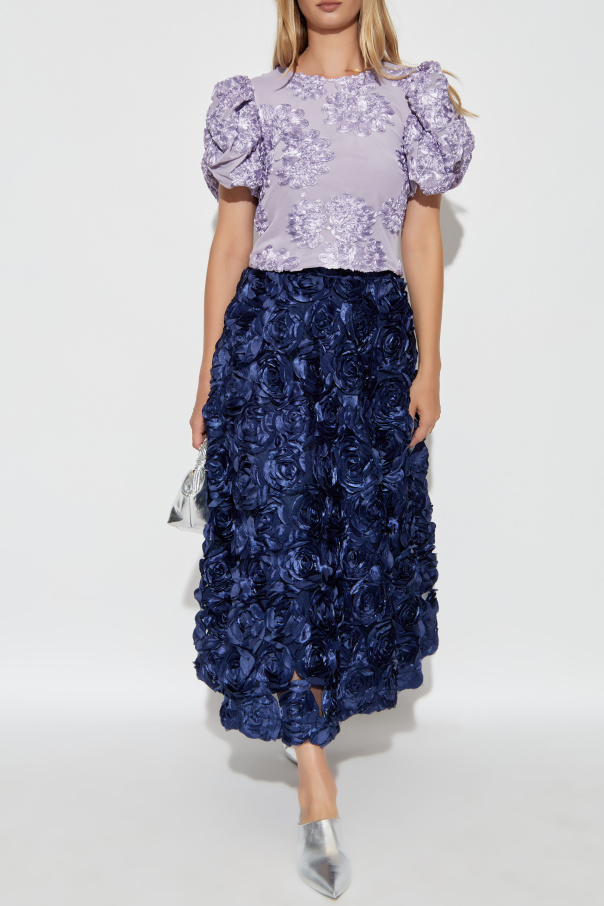 ROTATE Falda con estampado floral