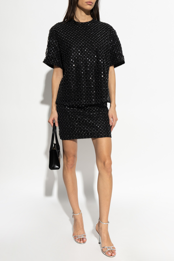 ROTATE Sequin skirt