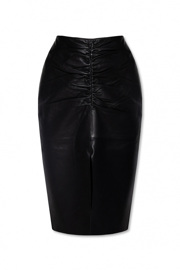 GIRLS CLOTHES 4-14 YEARS ‘Chia’ leather skirt