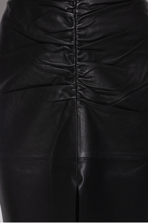 Notes Du Nord ‘Chia’ leather skirt
