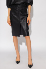 Notes Du Nord SKIRTS SHORT WOMEN ‘Chia’ leather skirt