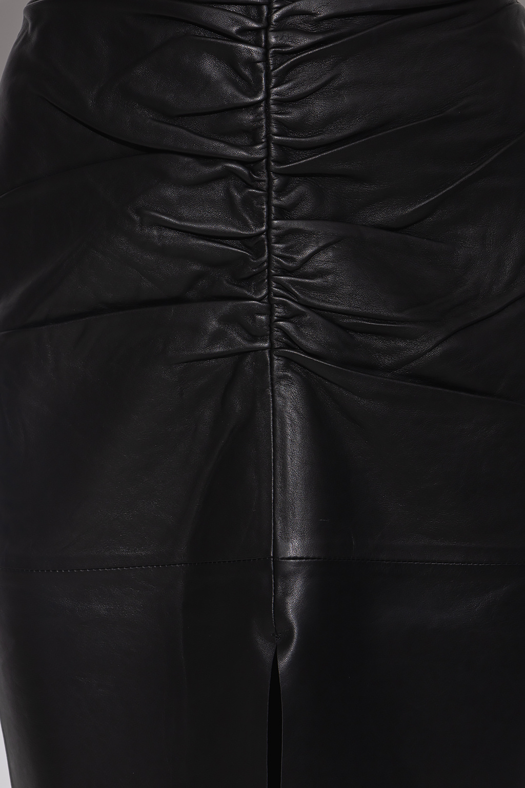 STANDARD NUMERIC/ITALIAN ROMAN ‘Chia’ leather skirt